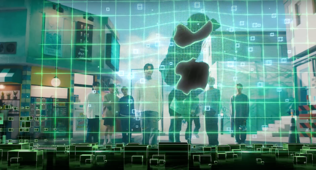 ZEROBASEONE, um dos grupos de K-Pop temporários, em seu MV de debut com o álbum YOUTH IN THE SHADE