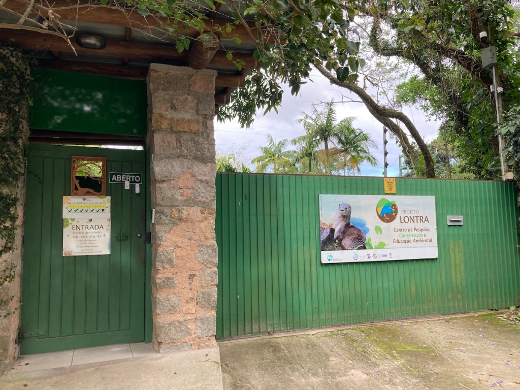 Entrada do Projeto Lontra em Florianópolis 