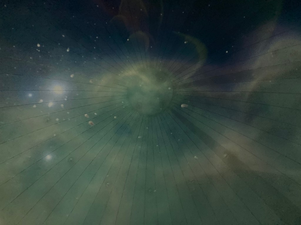 Imagem de projeção dentro do Planetário no Museu da Nasa em Canela