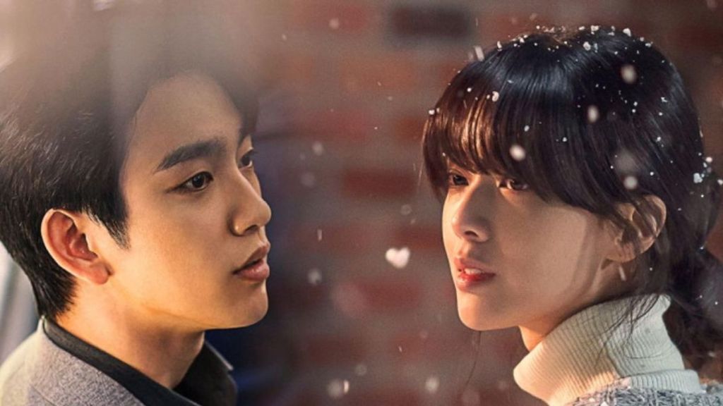 Imagem promocional da Channel A para divulgar o K-Drama The Witch com Jin Young e Roh Jeong-Eui