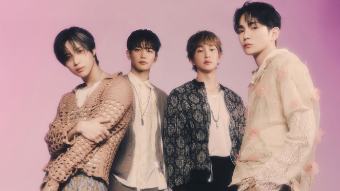 Taemin, Minho, Onew e Key do SHINee em imagem de divulgação de Poet | Artist