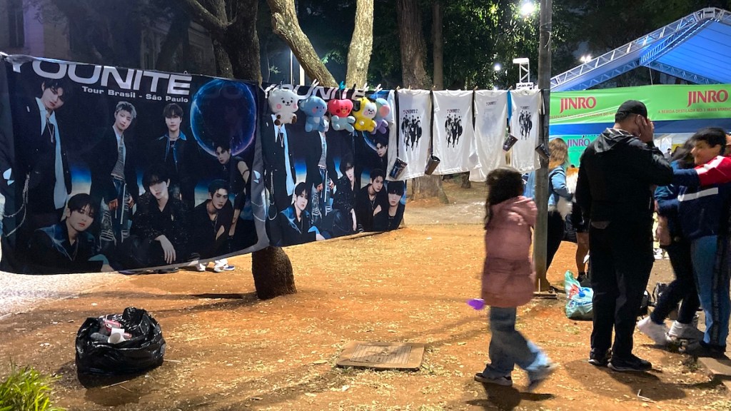 Festival da Cultura Coreana no Bom Retiro: produtos do YOUNITE pós-show
