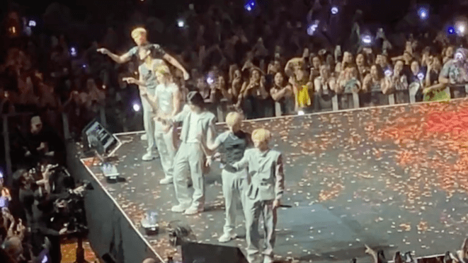 P1Harmony no Brasil com a LIVE TOUR [P1ustage H : MOST WANTED] IN LATAM no palco do Vibra São Paulo