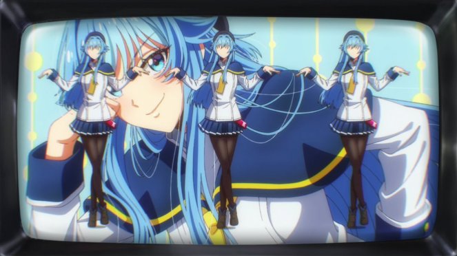 Imagem do encerramento do anime Yasei no Last Boss ga Arawareta! com a misteriosa Dina