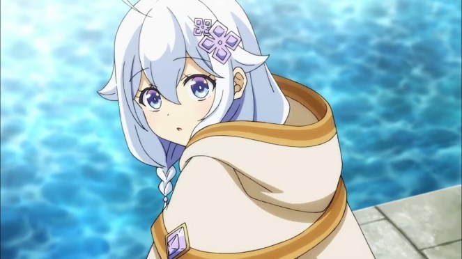 Review do anime Chichi wa Eiyuu Haha wa Seirei Musume no Watashi wa Tenseisha: personagem Ellen olhando para trás