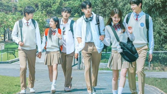 Review do K-Drama Will You Be My Manager: imagem de divulgação com o elenco central 