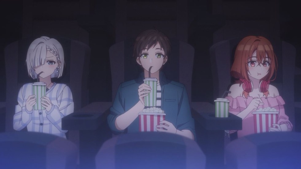 Review do anime Tomodachi no Imouto ga Ore ni Dake Uzai: personagens Mashiro, Aki e Iroha no cinema