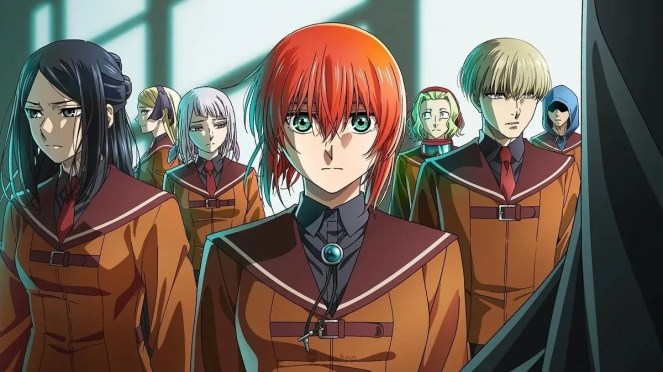 Review do anime Mahou Tsukai no Yome (The Ancient Magus’ Bride): personagens Hatori Chise e seus colegas no Colégio de Magia