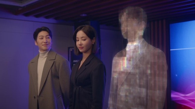 Review do K-Drama Love Phobia: personagem de Yeon Woo (Yun Bi A) apresentando a primeira versão de ForMe