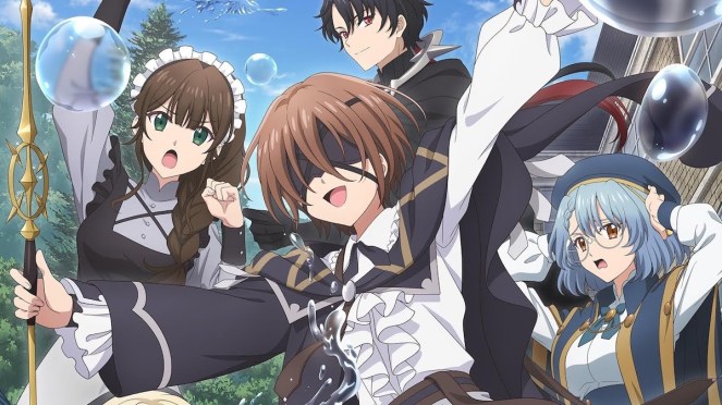 Review do anime Majutsu-shi Kunon wa Mieteiru com os personagens Iko, Kunon, Zeonly e Jenie