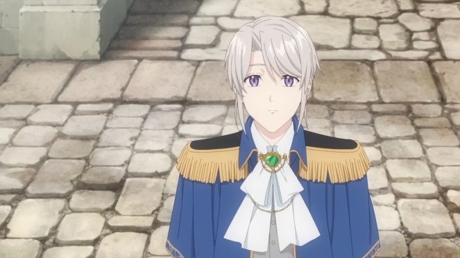 Review do anime Odayaka Kizoku no Kyuuka no Susume com o personagem Lizel em um momento contemplativo