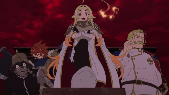 Review do anime Yuusha-kei ni Shosu- Choubatsu Yuusha 9004-tai Keimu Kiroku com os personagens Tatsuya, Dotta, Teoritta e Norgalle