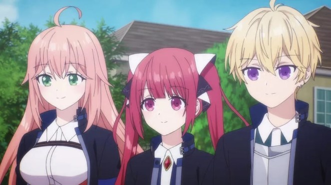 Review do anime Yuusha Party wo Oidasareta Kiyoubinbou (Jack-of-All-Trades, Party of None) com os personagens Carol, Sophie e Log, discípulos de Orhun